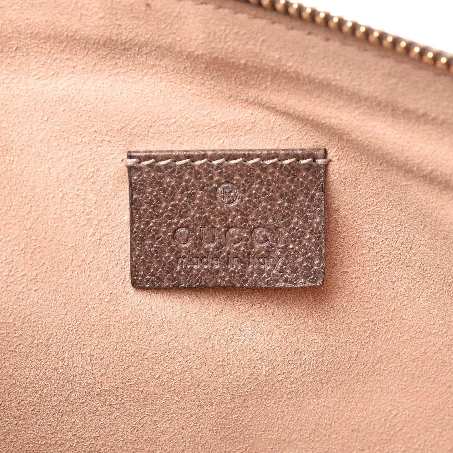 GG Supreme Monogram Large Ophidia Pouch Clutch Brown
