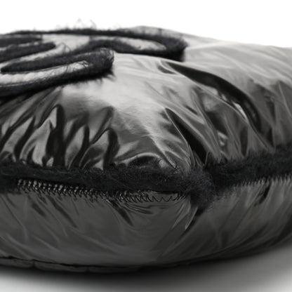 Chanel Vinyl Mohair Trimmed CC Bonbons Tote Black 10 of 10