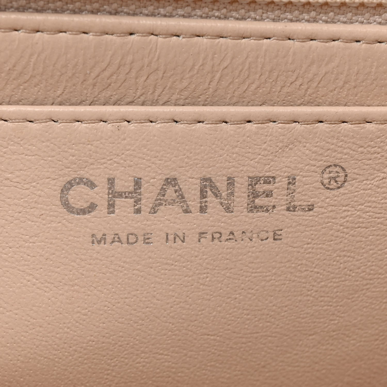 Chanel Caviar Quilted Jumbo Single Flap Beige Clair 6 of 16