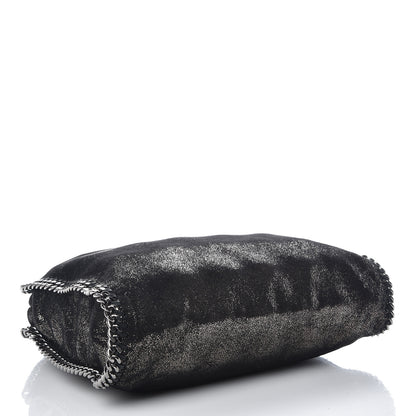 Stella McCartney Chamois Shiny Dotted Small Falabella Tote Ruthenium 4 of 11