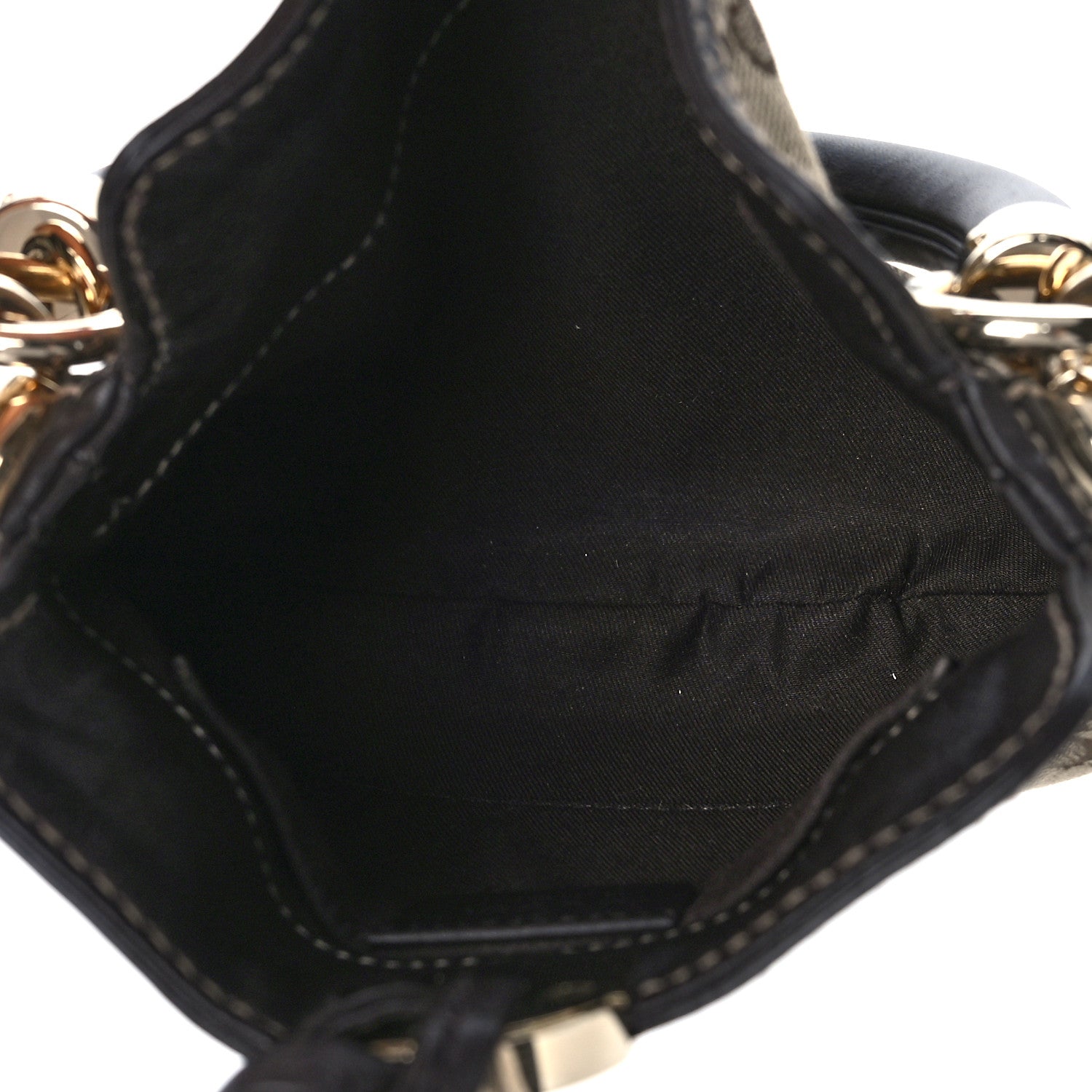 Gucci Monogram Mini Indy Top Handle Bag Dark Brown 5 of 9