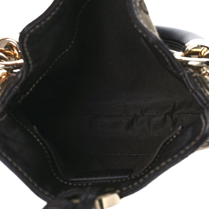 Gucci Monogram Mini Indy Top Handle Bag Dark Brown 5 of 9