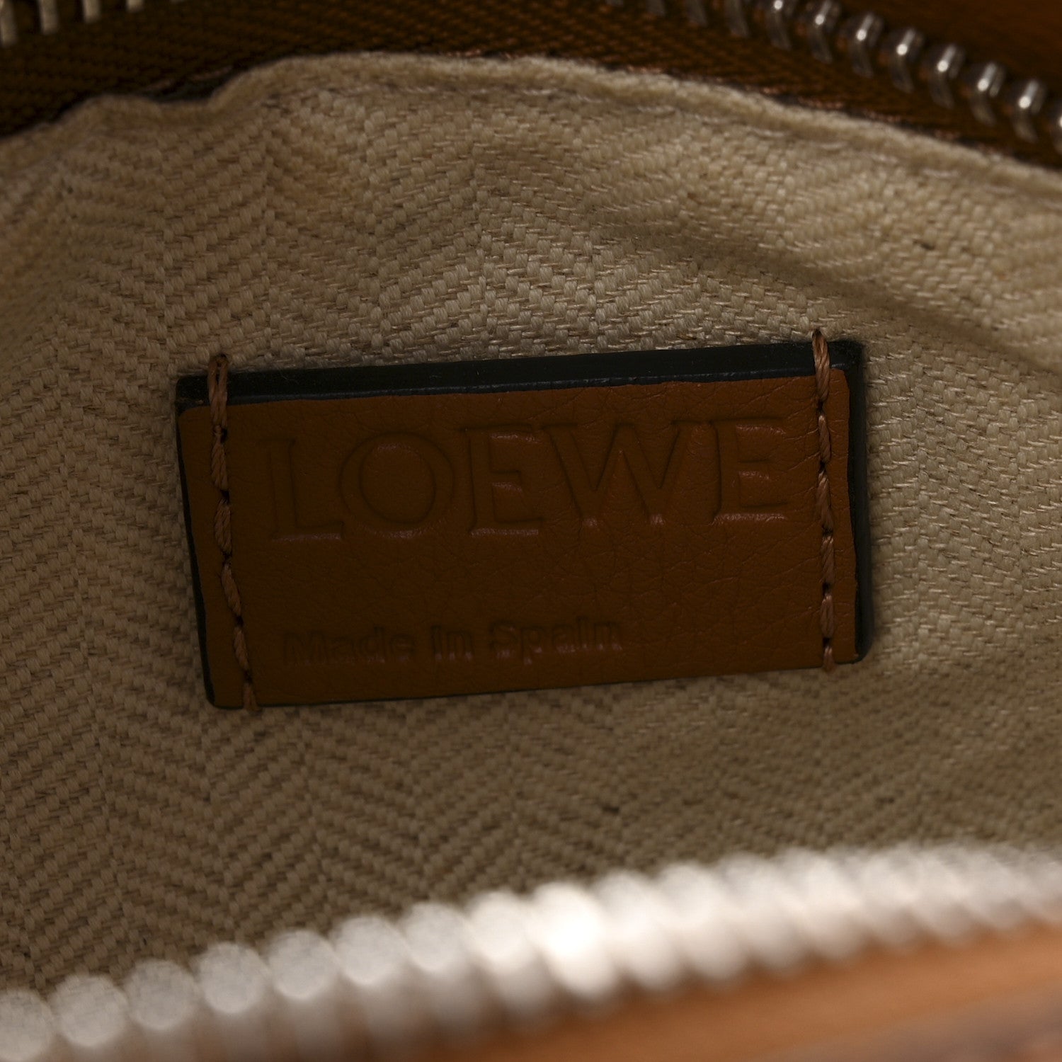 Loewe Calfskin Small Puzzle Bag Tan 6 of 11