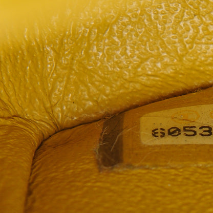 Chanel Patent Quilted Small Double Flap Yellow 7 of 7