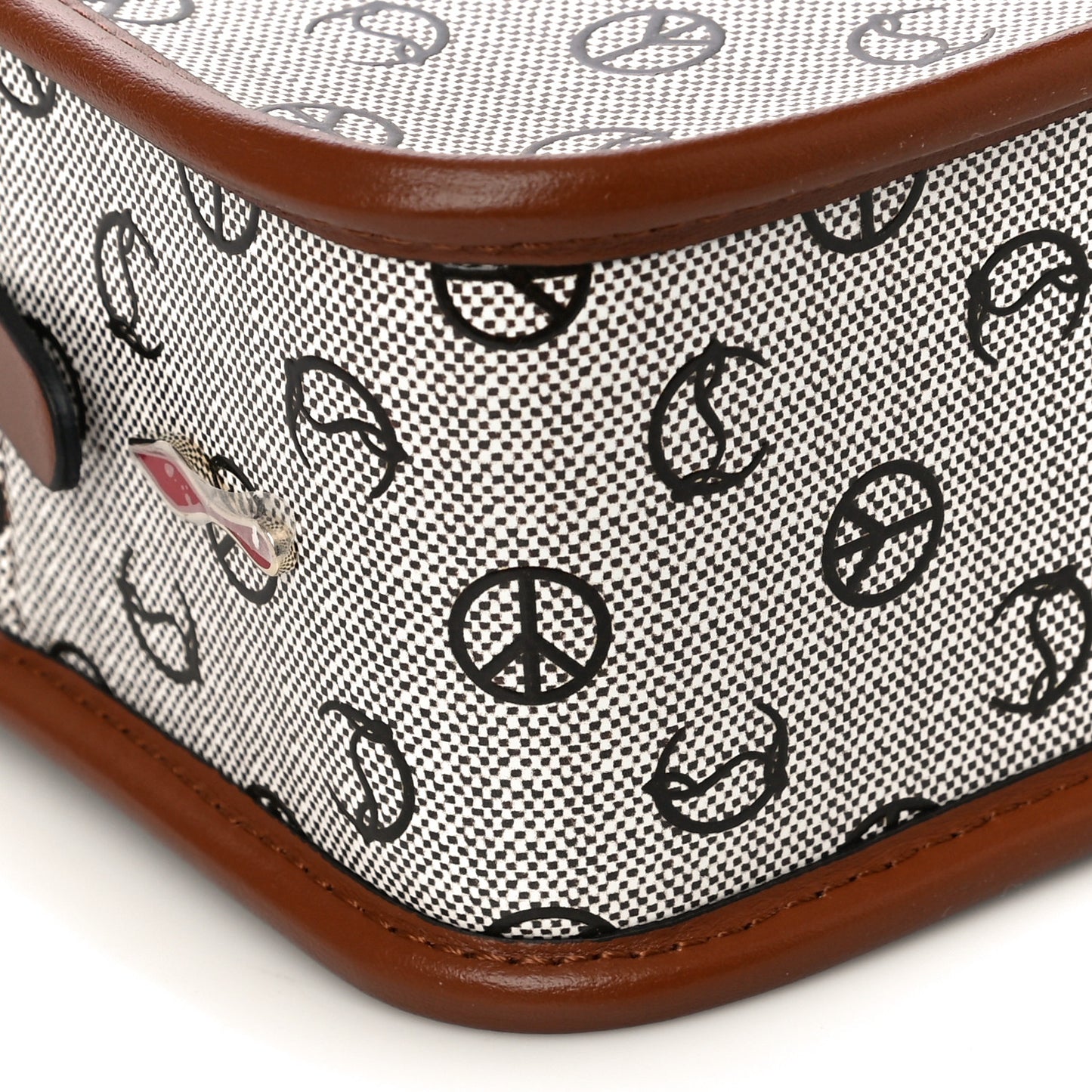 Radioloubi Peace Toile Shoulder Bag Cuoio