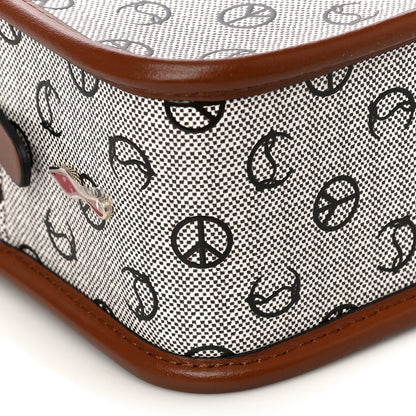 Christian Louboutin Radioloubi Peace Toile Shoulder Bag Cuoio 9 of 10