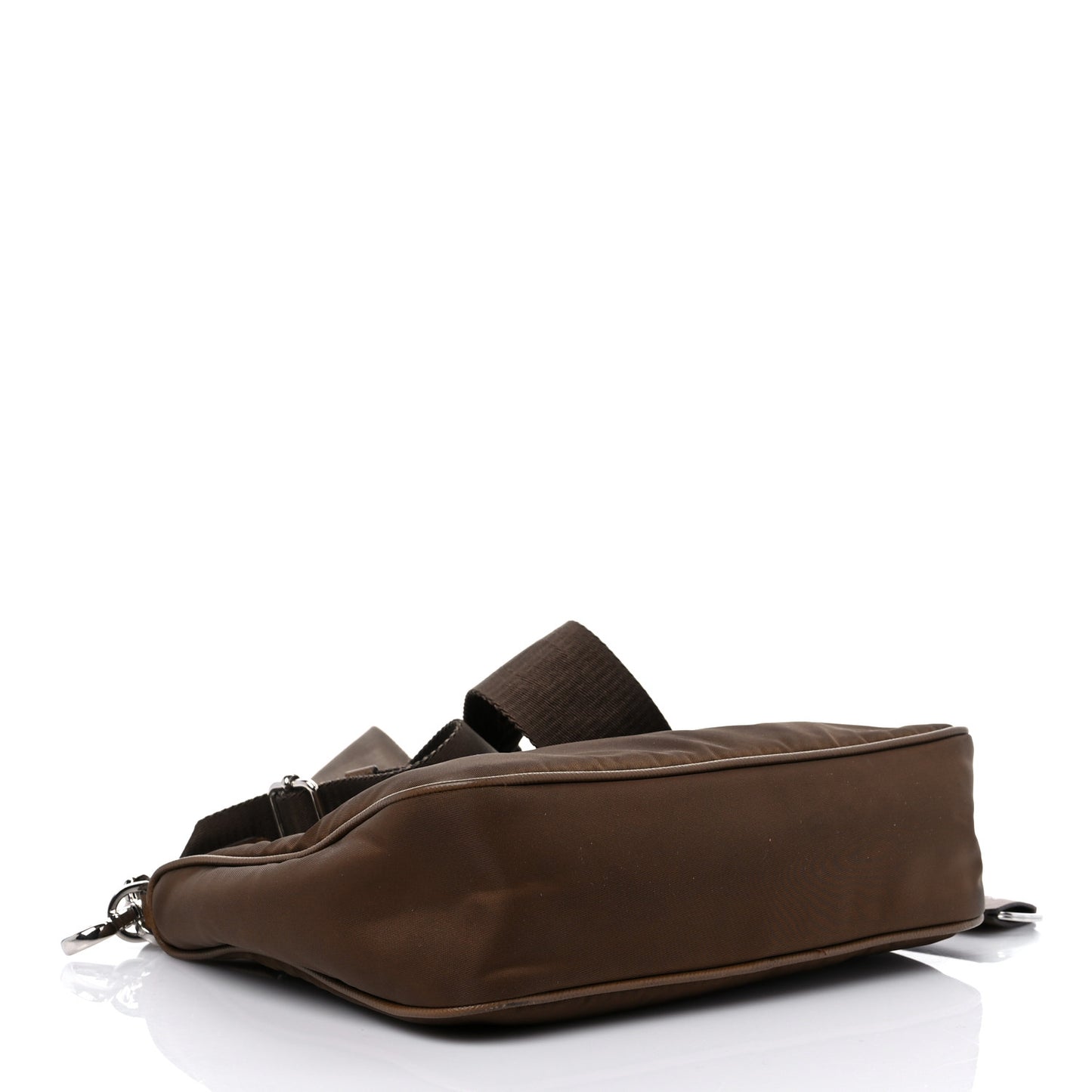 Tessuto Nylon Saffiano Re-Edition 2005 Shoulder Bag Cacao