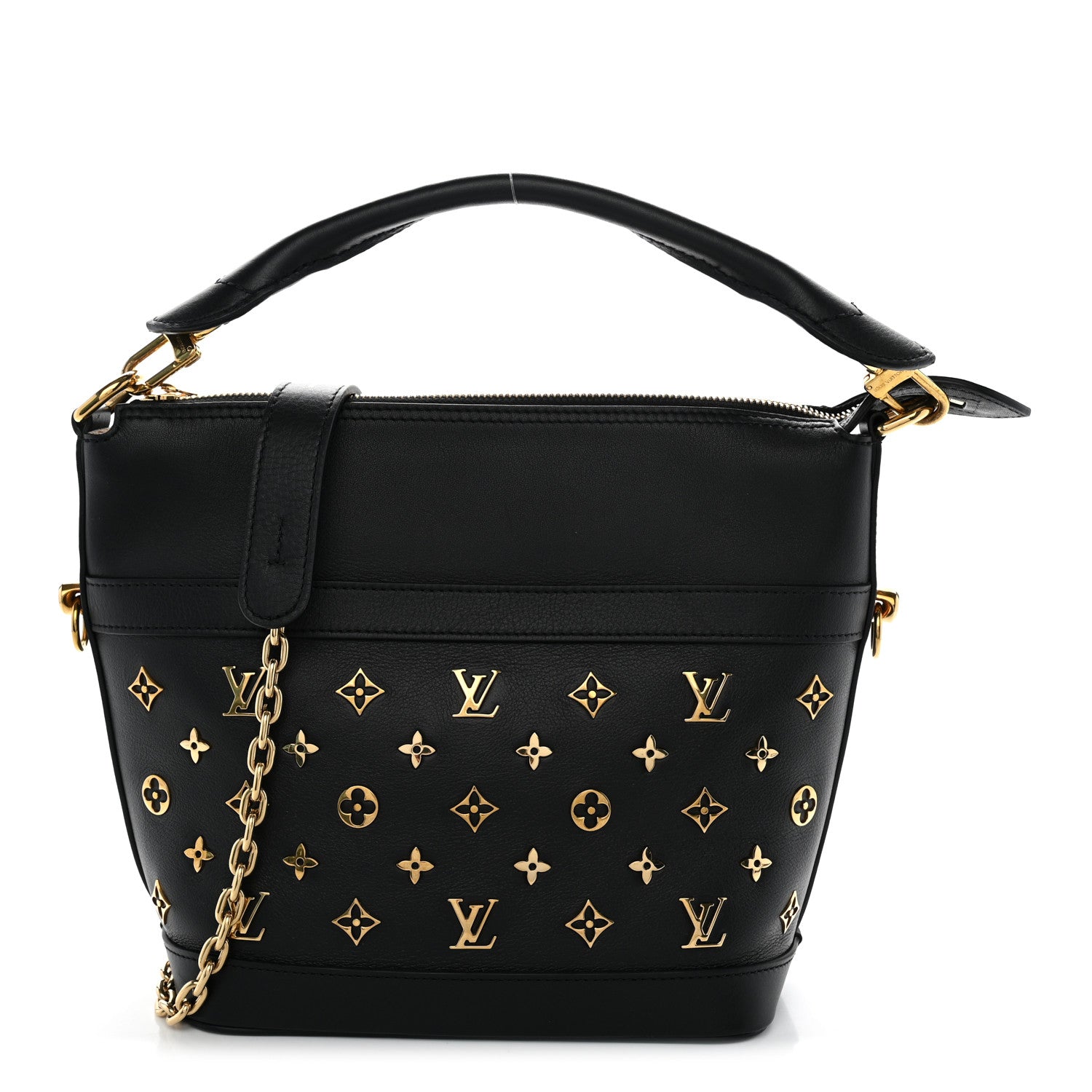 Louis Vuitton Calfskin Monogram Cruiser PM Black 1 of 9