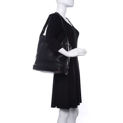 Alexander Wang Pebbled Calfskin Prisma Skeletal Hobo Black Rose Gold Hardware 2 of 9