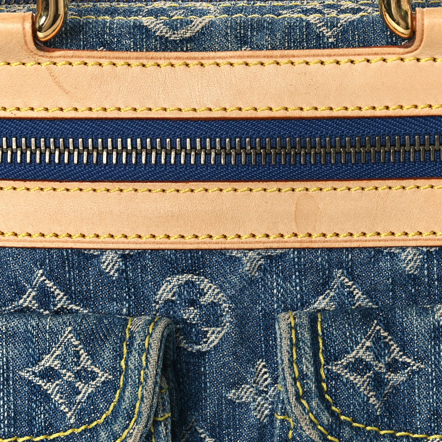 Louis Vuitton Monogram Denim Neo Speedy Blue 9 of 12
