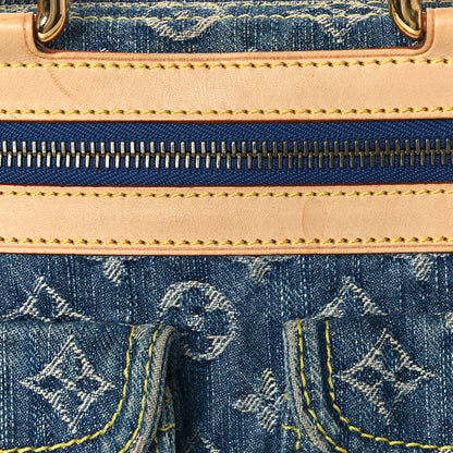 Louis Vuitton Monogram Denim Neo Speedy Blue 9 of 12