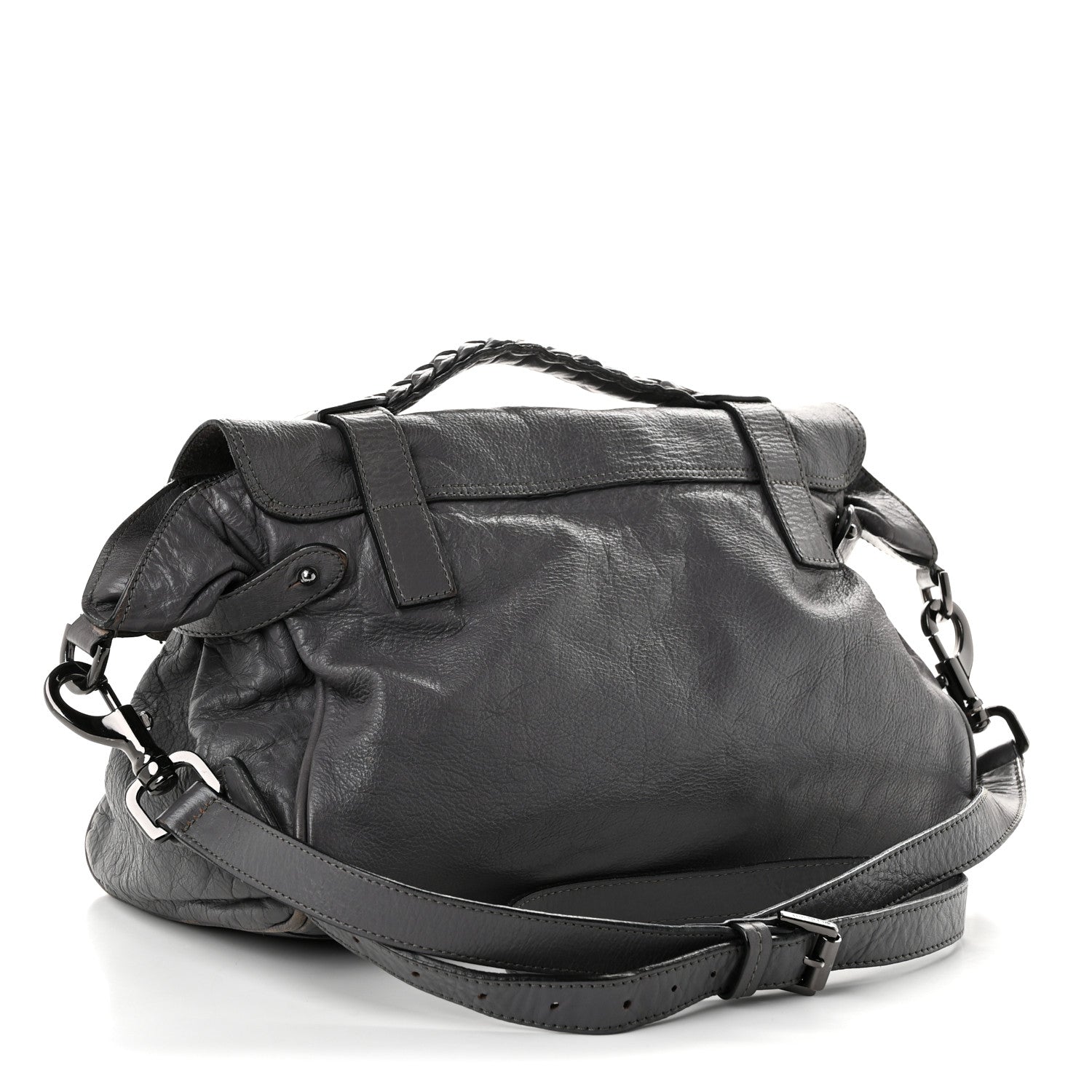 Mulberry Soft Buffalo Medium Alexa Foggy Grey 3 of 10