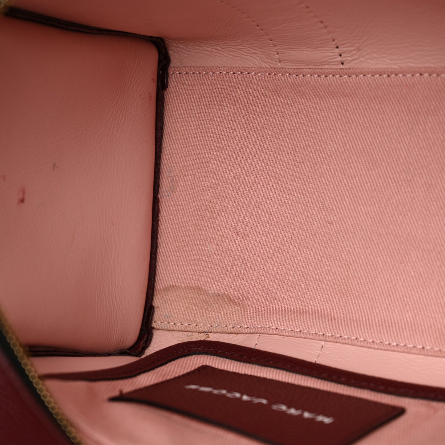 Grained Calfskin Medium The Tote Bag Chianti