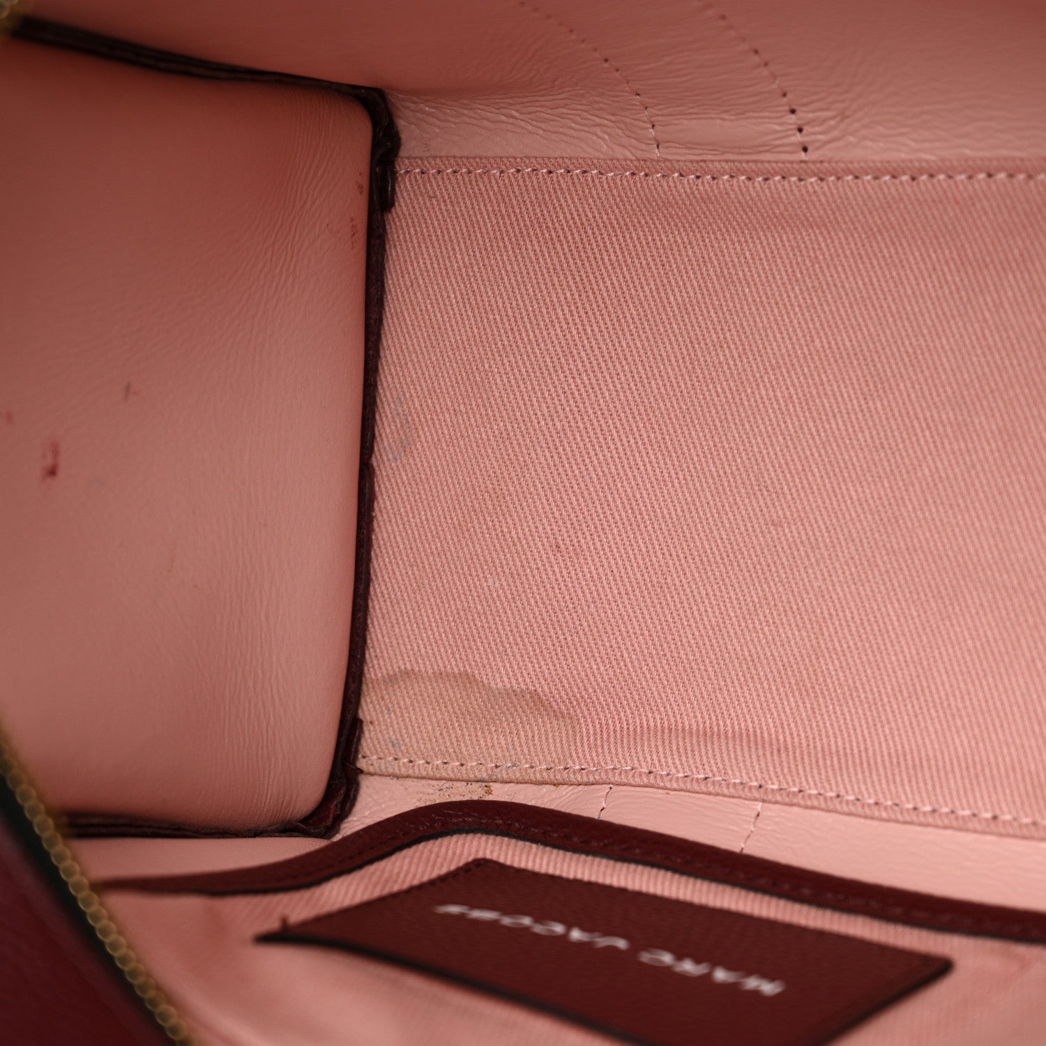 Marc Jacobs Grained Calfskin Medium The Tote Bag Chianti 12 of 14