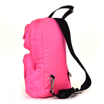 Prada Tessuto Nylon Soft Padded Backpack Rosa Fluo 2 of 4