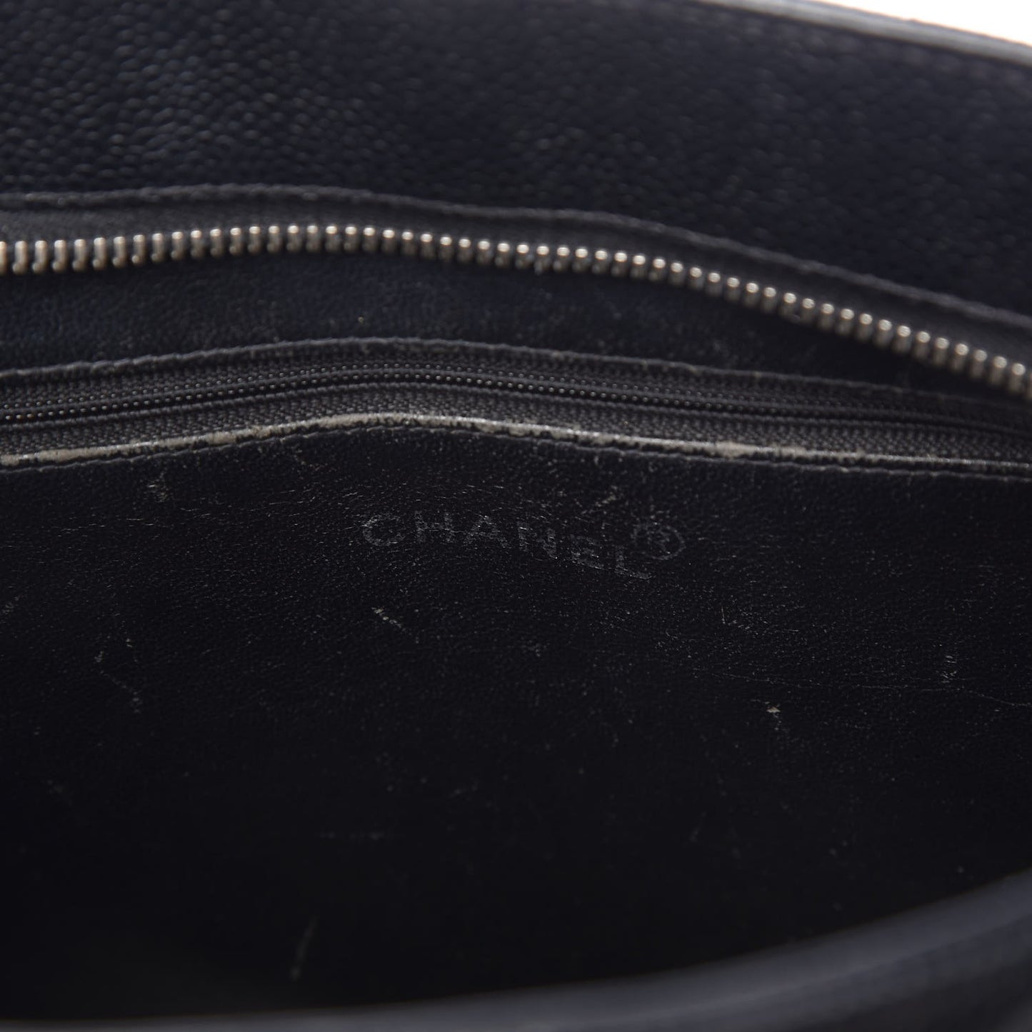Caviar Quilted Medallion Tote Black