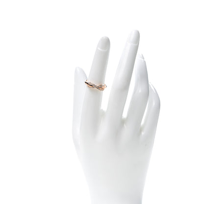 Tiffany 18K Rose Gold Diamond Infinity Ring 50 5.25 2 of 5