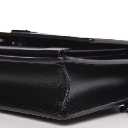 Saint Laurent Calfskin Monogram Sunset Chain Wallet Black 8 of 8