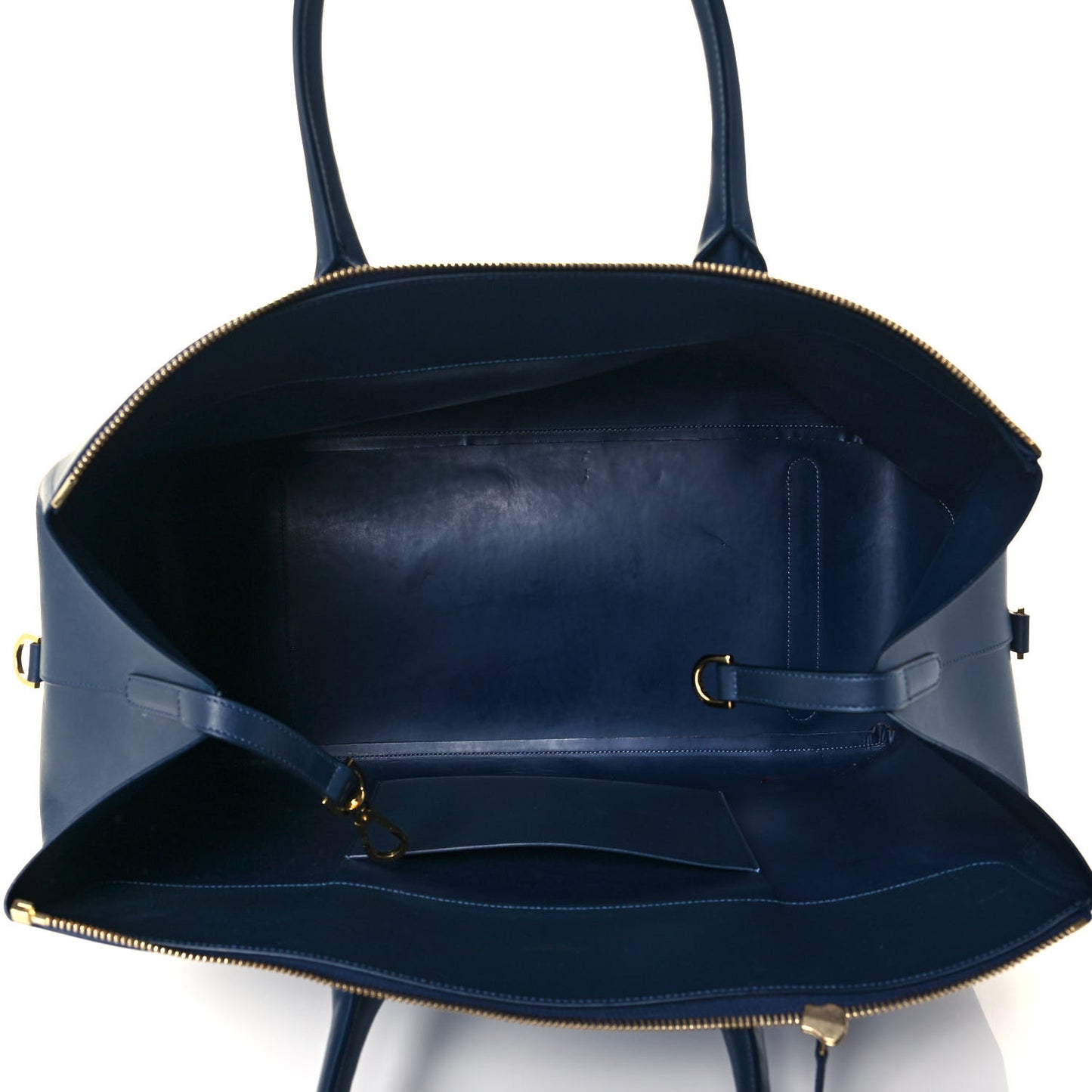 Calfskin Mini Travel Crossbody Bag Navy