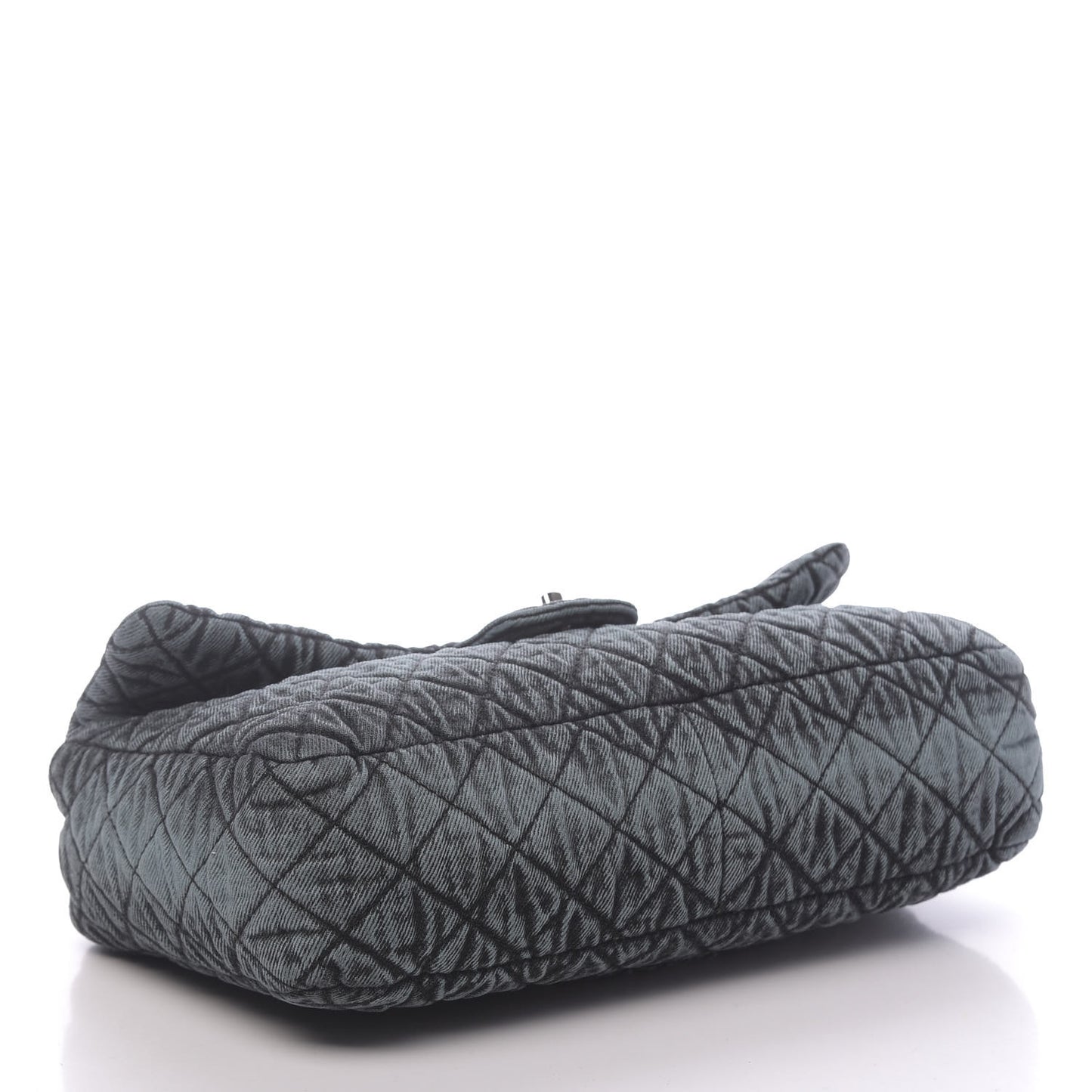 Denim Quilted Denimpression Flap Green Blue