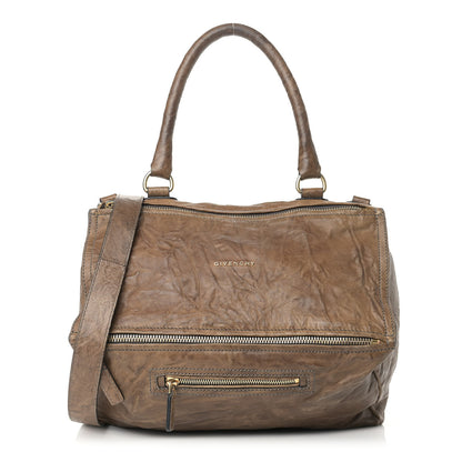 Givenchy Tumbled Sheepskin Medium Pandora Charcoal 1 of 11