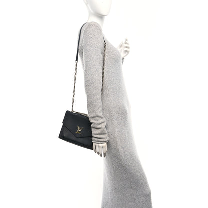 Louis Vuitton Soft Calfskin Mylockme Chain Bag BB Black 2 of 12