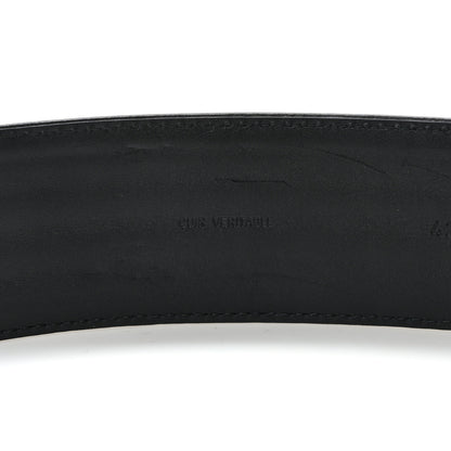 Chanel Calfskin Stitched CC Belt 105 42 Red Black 5 of 6