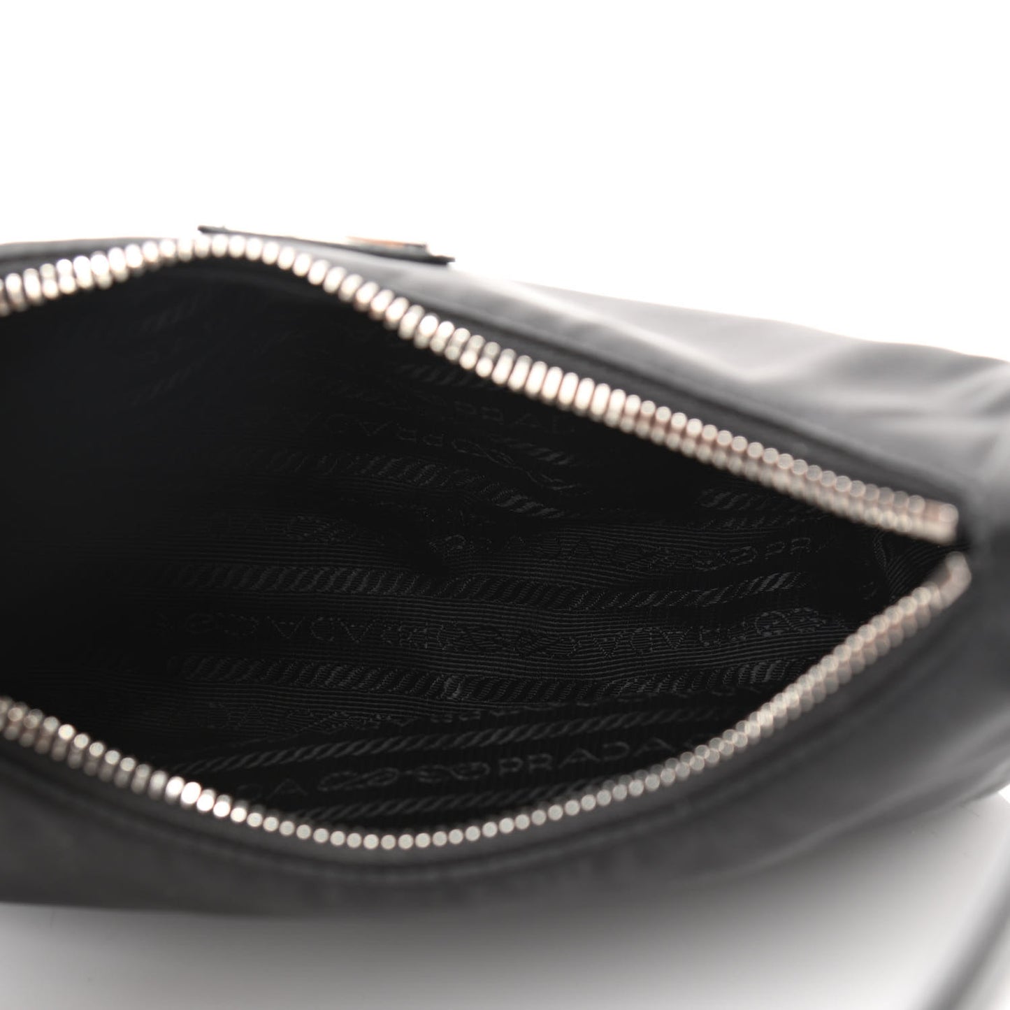 Tessuto Nylon Saffiano Mini Re-Edition 2005 Bag Black