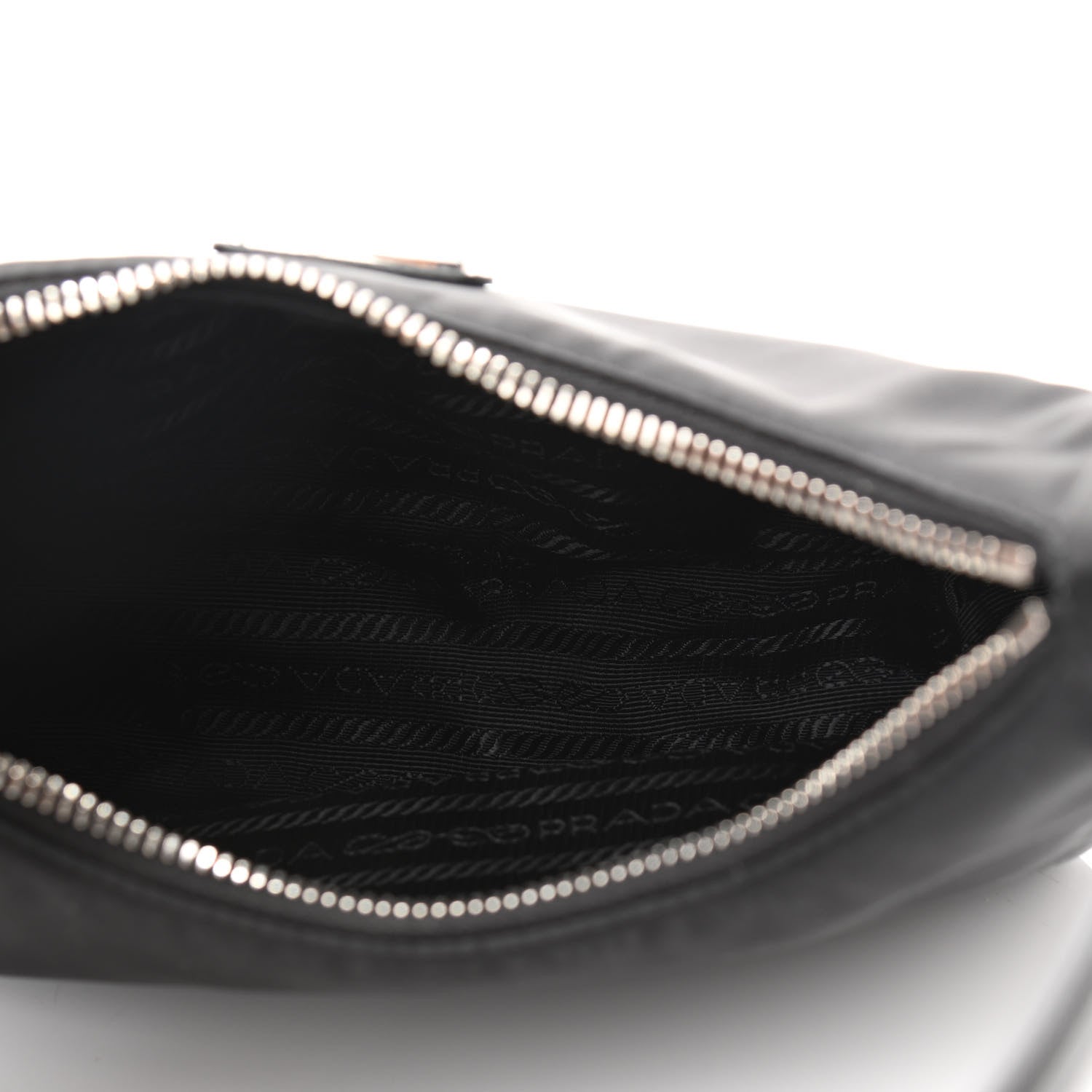 Prada Tessuto Nylon Saffiano Mini Re-Edition 2005 Bag Black 6 of 11