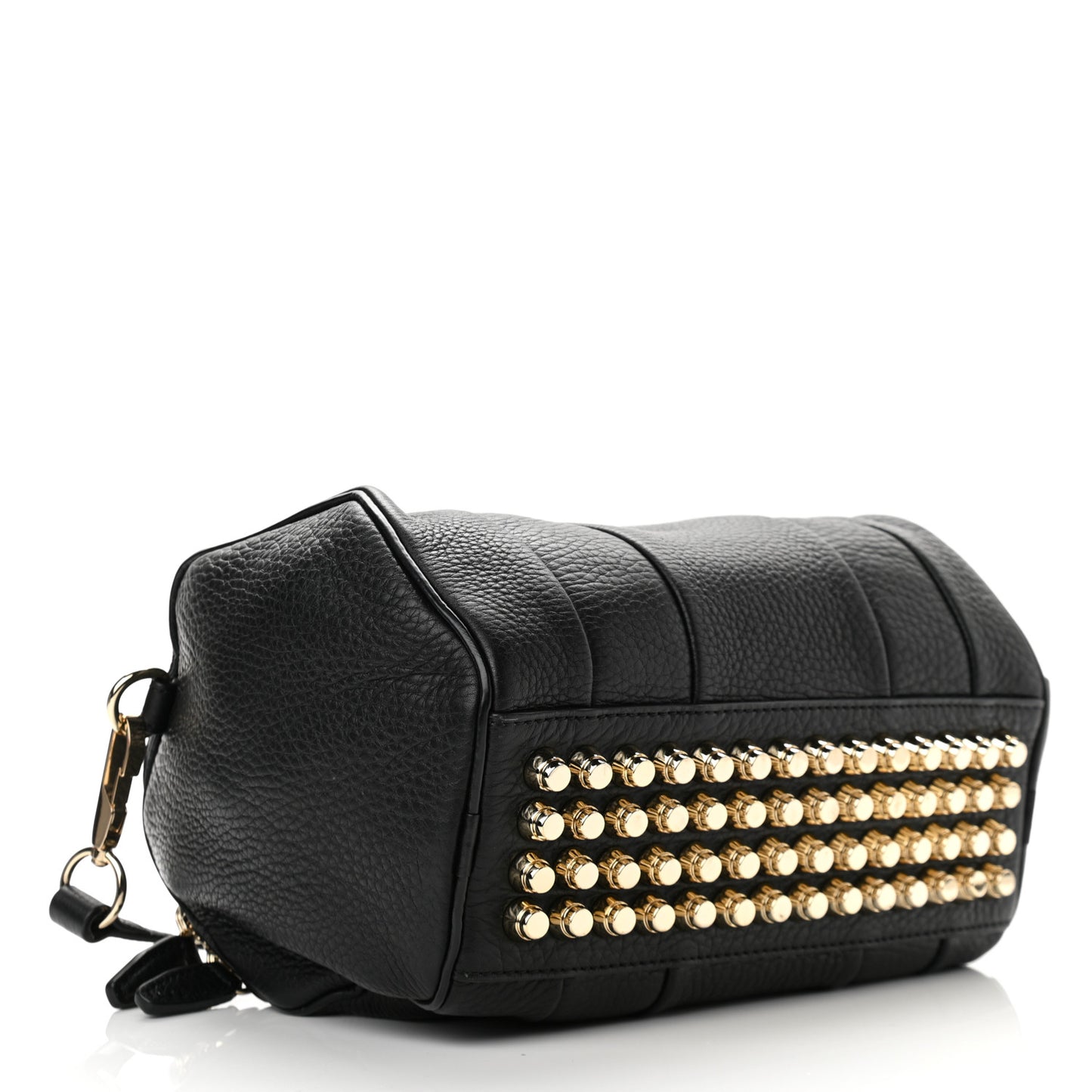 Pebbled Lambskin Rockie Black Rhodium Hardware
