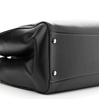 Chanel Caviar Medium Cerf Executive Shopper Tote Black 9 of 11