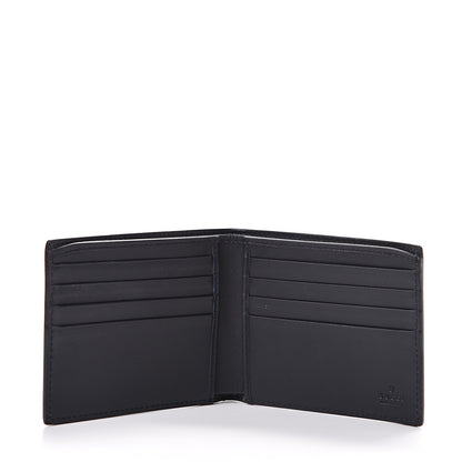 Gucci GG Supreme Monogram Blooms Bi-Fold Wallet Beige Blue Navy 4 of 8