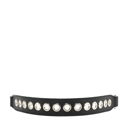 Fendi Vitello Liberty Grommet Bi-Color Mini Strap You Black Camelia 1 of 4