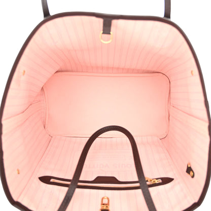 Louis Vuitton Damier Ebene Neo Neverfull MM Rose Ballerine 6 of 12