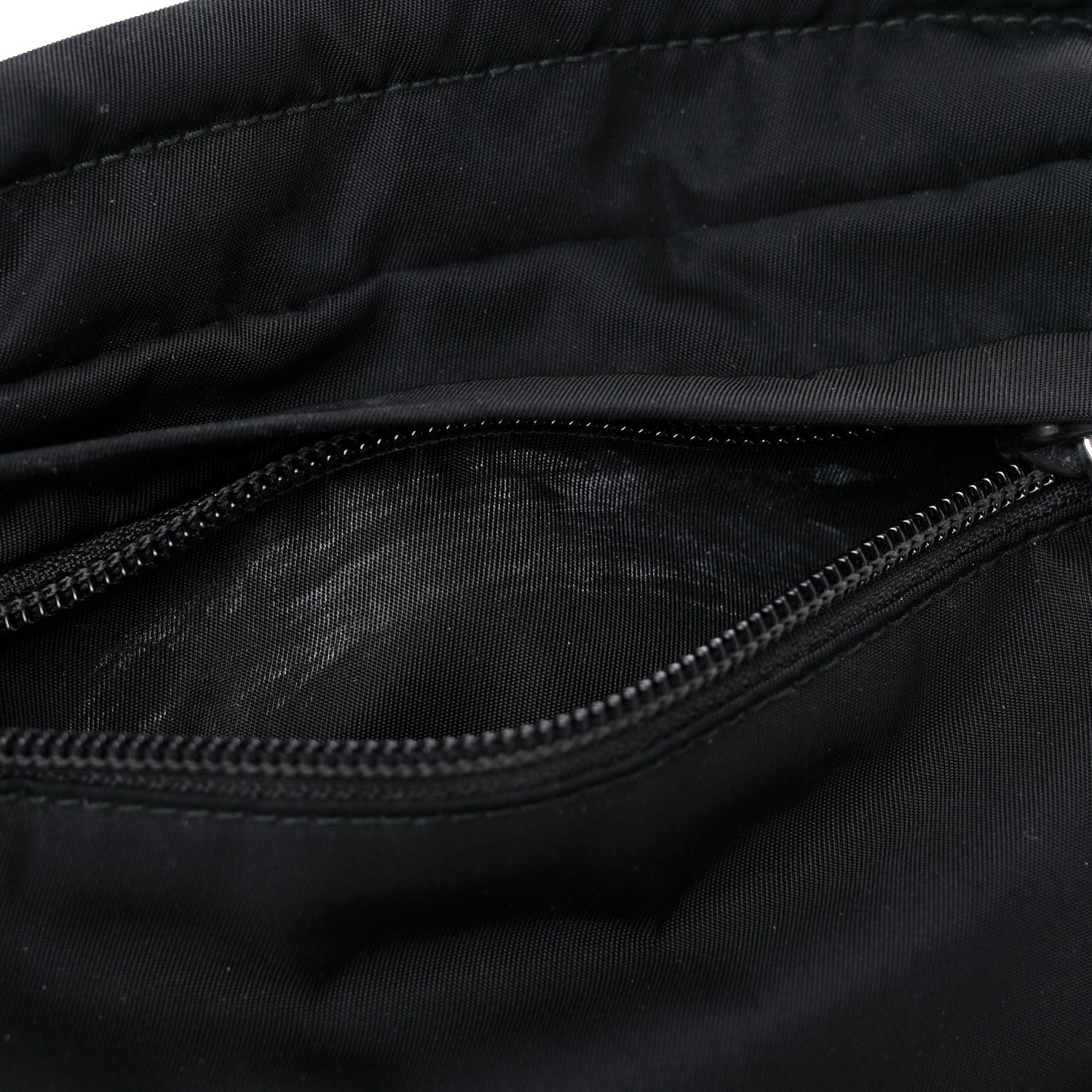 Prada Tessuto Nylon Messenger Bag Black 9 of 12
