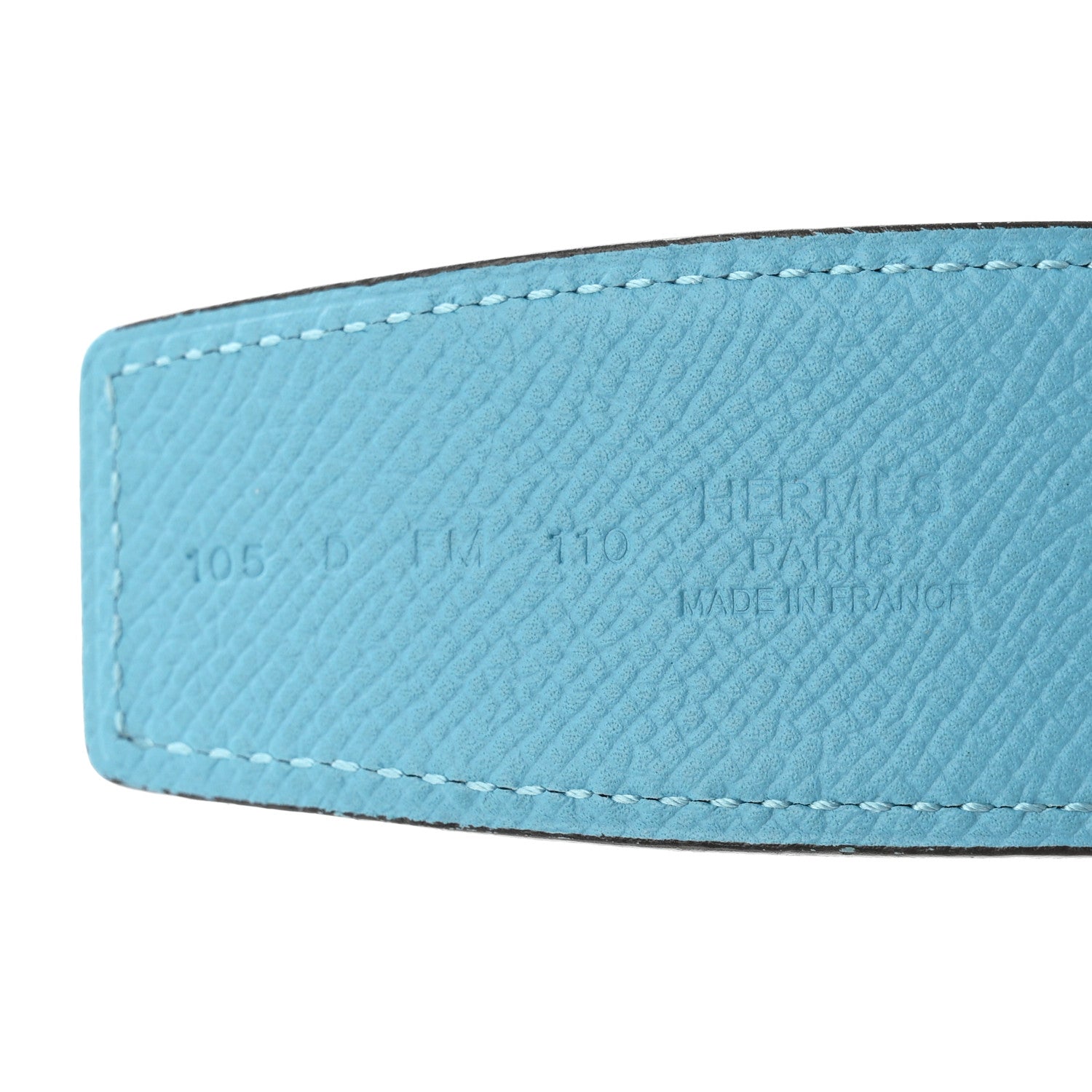 Hermes Epsom 32mm H d'Ancre Belt 105 Bleu Du Nord Bleu Indigo 3 of 5