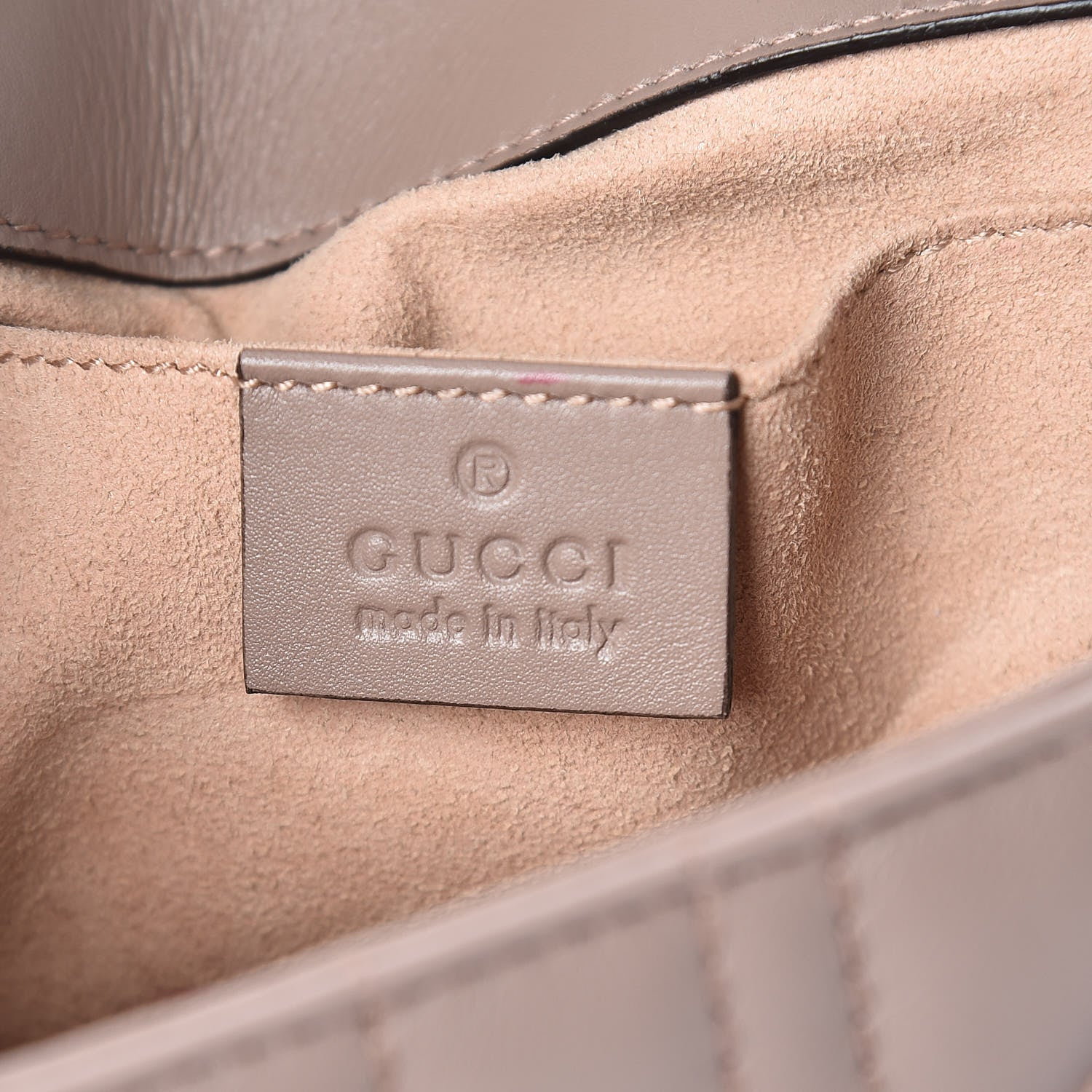 Gucci Calfskin Matelasse Studded Mini Pearly GG Marmont Shoulder Bag Porcelain Rose 6 of 13