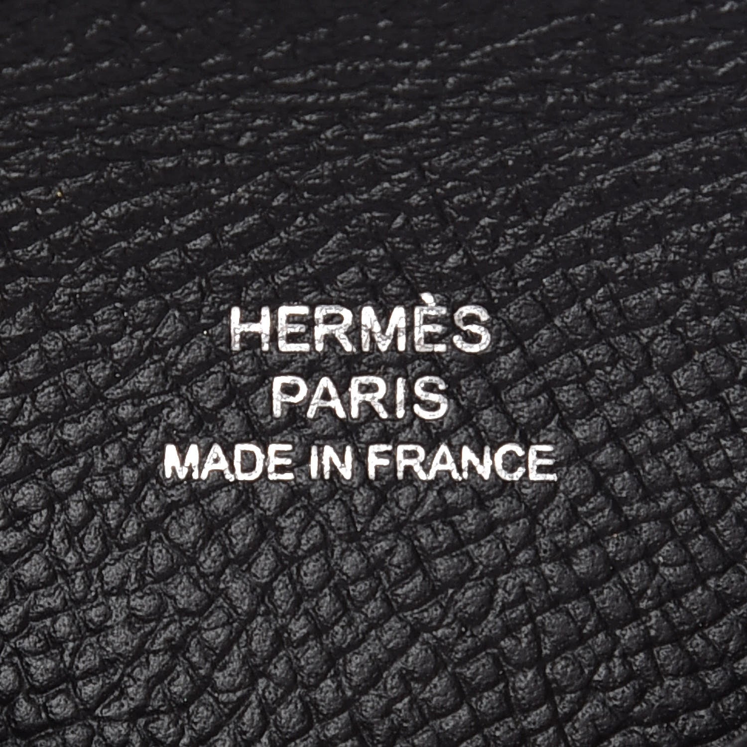 Hermes Epsom Calvi Card Case Black 6 of 8