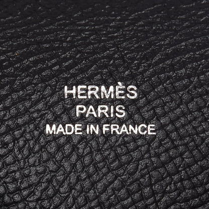 Hermes Epsom Calvi Card Case Black 6 of 8