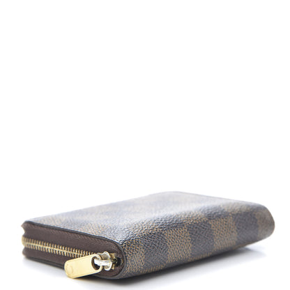 Louis Vuitton Damier Ebene Zippy Coin Purse Rose Ballerine 4 of 10