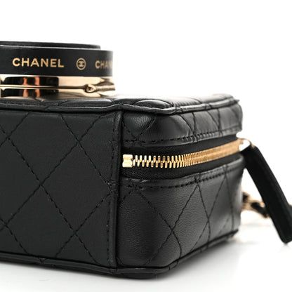 Chanel Lambskin Quilted Coco Click Bag Black 10 of 10