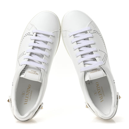 Valentino Garavani Calfskin Womens Backnet Sneakers 39.5 White 2 of 9
