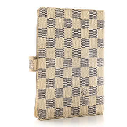 Louis Vuitton Damier Azur Medium Ring Agenda Cover 3 of 9