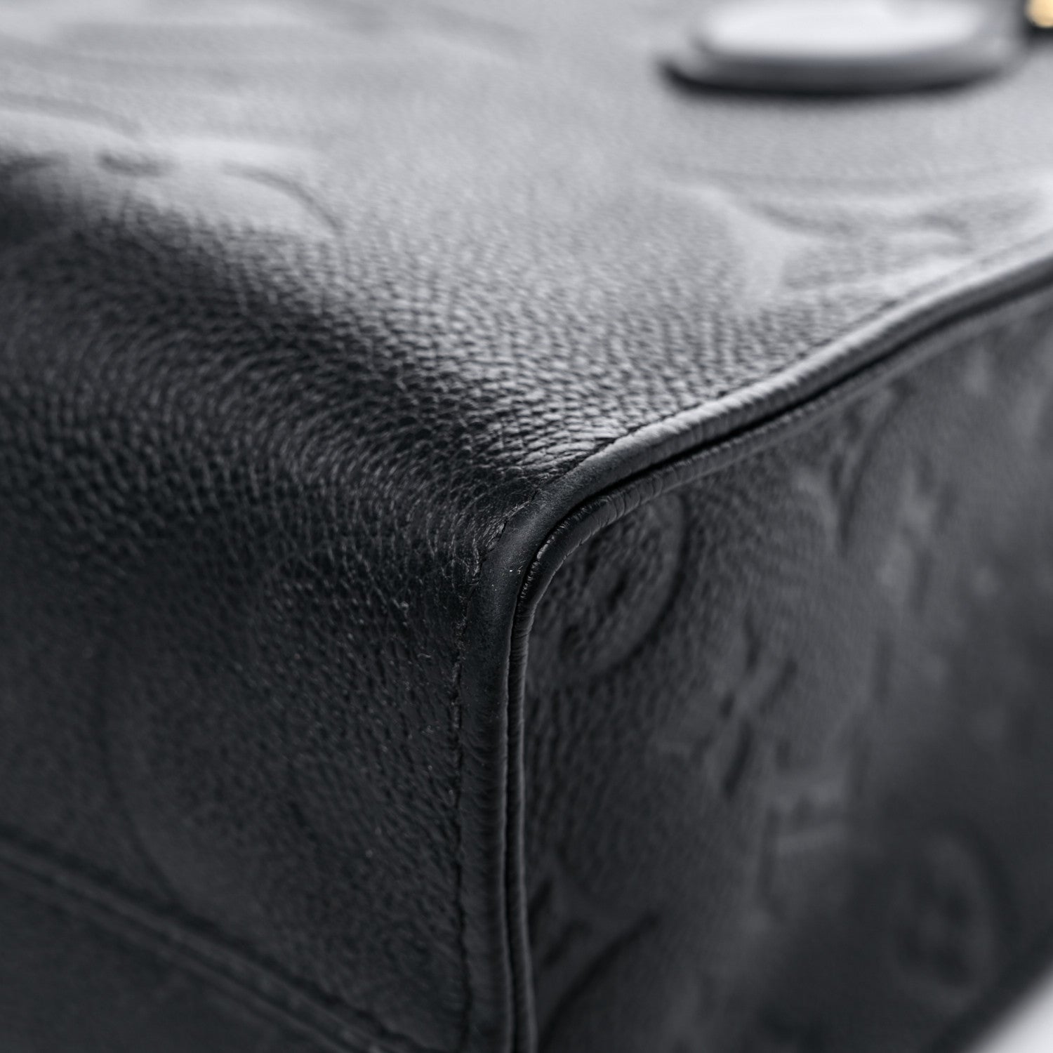 Louis Vuitton Empreinte Monogram Giant Onthego PM Black 8 of 13