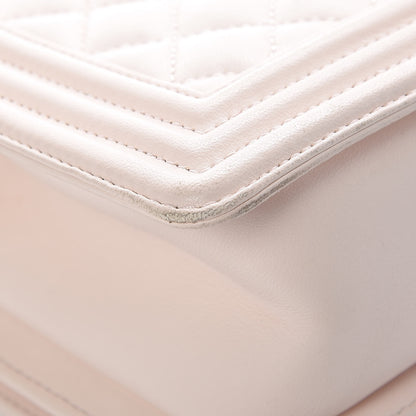Chanel Lambskin Quilted Medium Boy Flap Light Pink 9 of 19