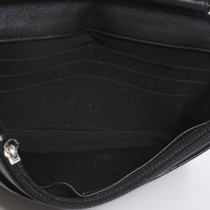 Chanel Patent Quilted Wallet On Chain WOC Black 6 of 8