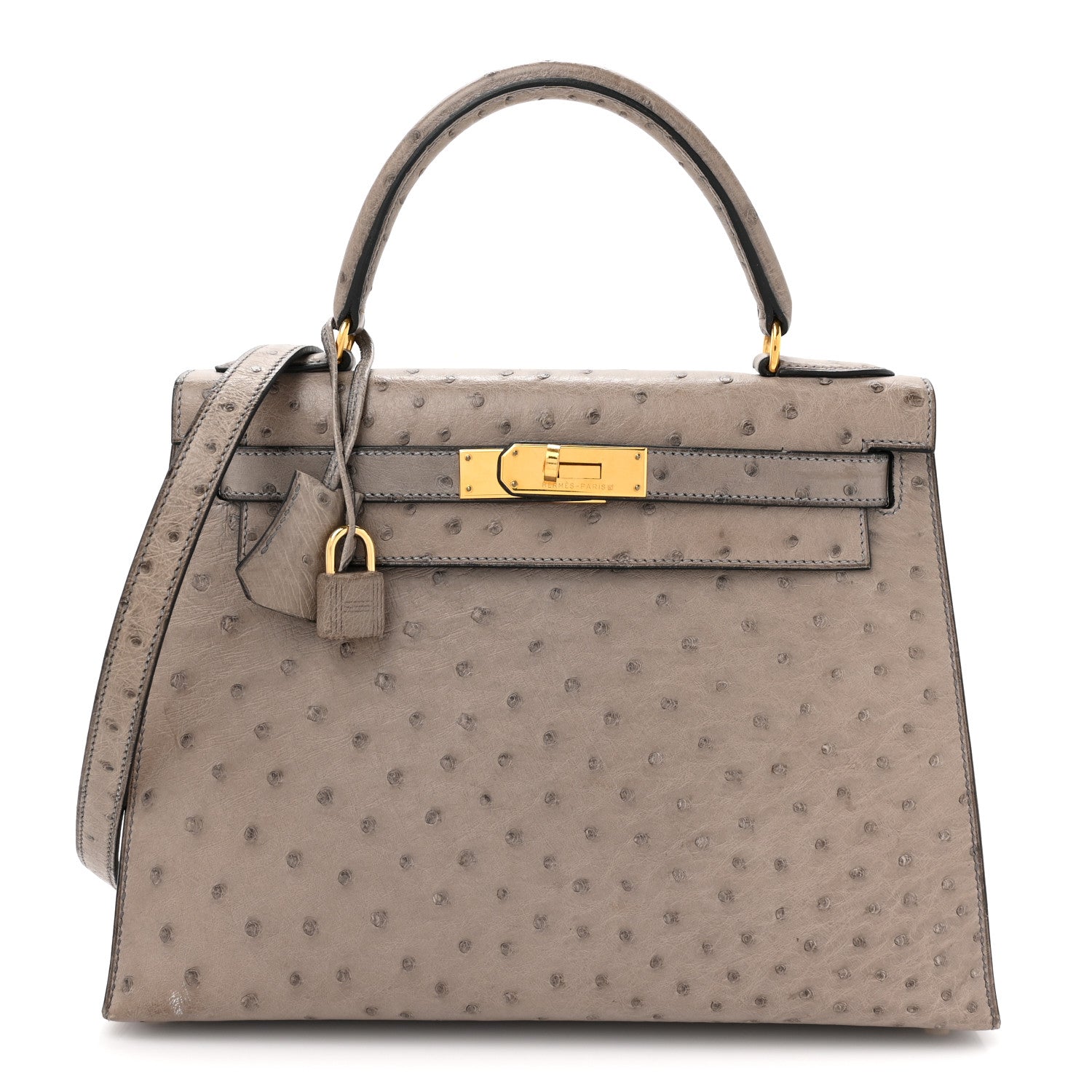 Hermes Ostrich Kelly Sellier 28 Mousse 1 of 18