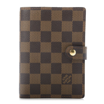 Louis Vuitton Damier Ebene Small Ring Agenda Cover 1 of 8