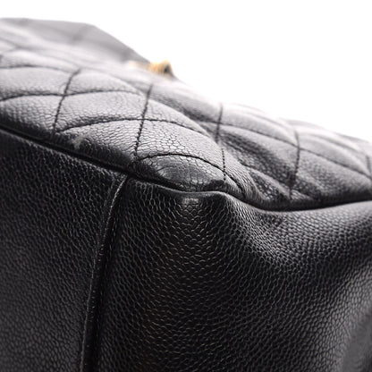 Chanel Caviar Quilted Grand Shopping Tote GST Black 10 of 14