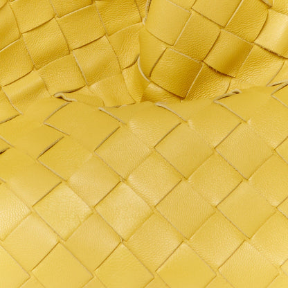 Bottega Veneta Nappa Maxi Intrecciato The Pouch Oversized Clutch Buttercup 9 of 11